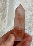 Hematite Quartz Point
