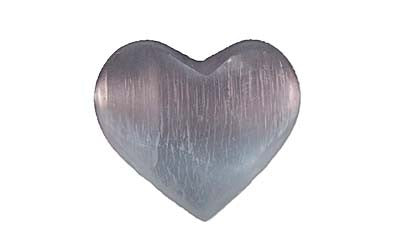 Selenite Heart - Medium