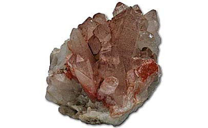 Hematoid Quartz Cluster