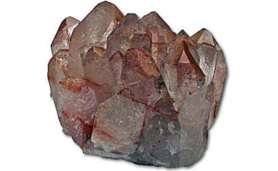 Hematoid Quartz Cluster