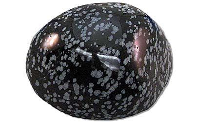 Snow Flake Obsidian Therapy Stone