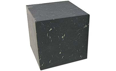 Shungite Unpolished Cube 4 inch