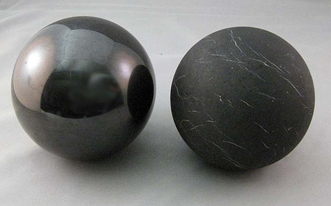 Shungite Unpolished Sphere 30 mm